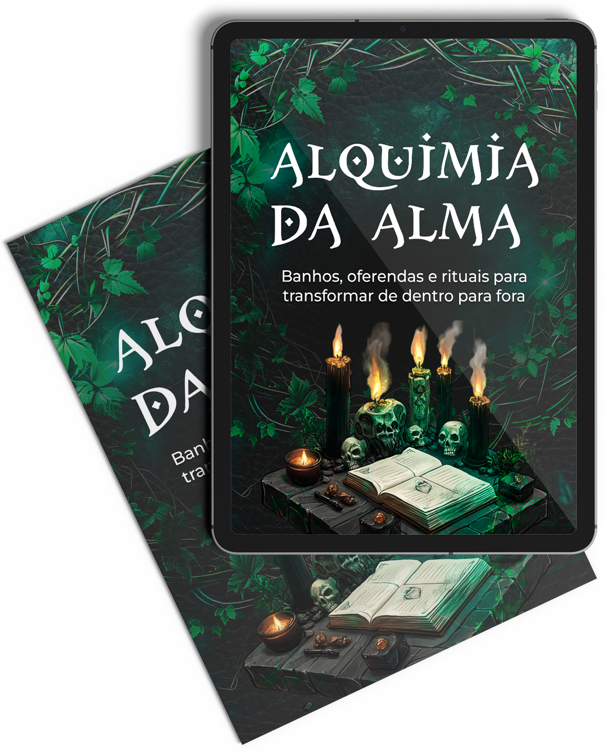 Mockup do eBook Alquimia da Alma